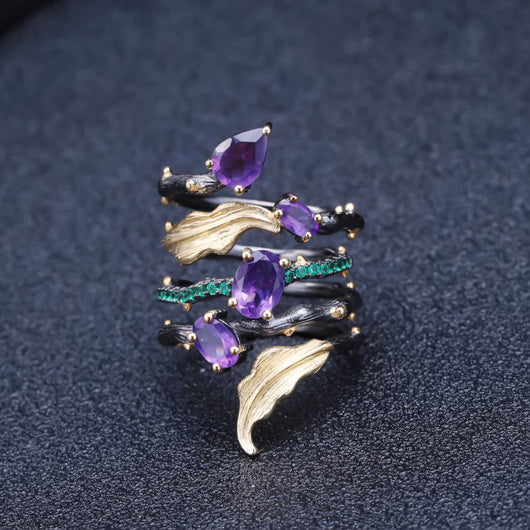 Anillo Personalizado con Gemas Incrustadas Diseño Exclusivo - Image 17