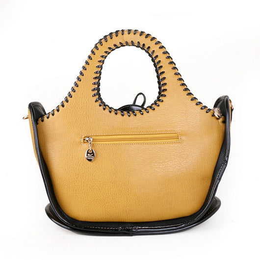 Bolso Bandolera Tejido con Detalles en Contraste para Mujer - Image 15