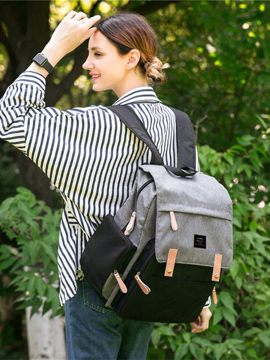 Mochila Maternal Landuo con Cambiador - Bolso de Pañales de Gran Capacidad para Viajes - Image 3