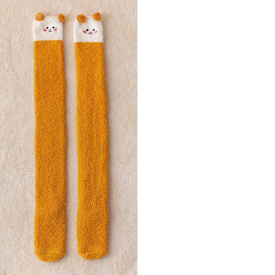Calcetines Largos de Coral Fleece hasta la Rodilla - Talla Plus - Image 6