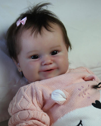 Muñeca Reborn Realista con Cabello Implantado - Apta para Baño - Image 10