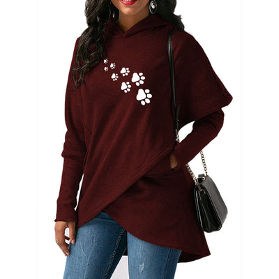 Sudadera con Estampado de Huella de Perro - Image 2
