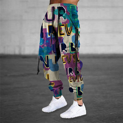Pantalones Harem Deportivos con Cintura Elástica y Estampado Animal 3D - Image 11