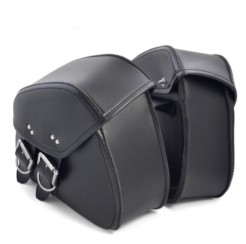 Alforjas de Cuero PU para Motocicleta - Bolsas Laterales Resistentes - Image 6