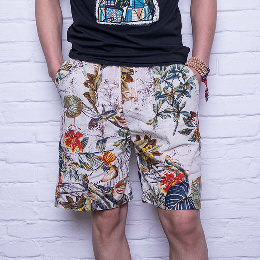 Shorts de Lino Estampado - Comodidad al Instante - Image 12