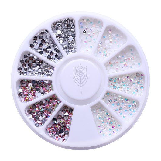 Stickers de Uñas con Diamantes de Resina para Caja de Joyas