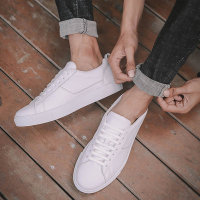 Zapatillas de Cuero Blancas para Hombre Estilo Oversized - Image 12