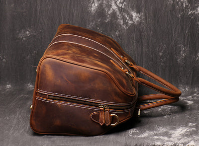 Bolsa de Viaje Crossbody de Cuero para Hombre - Image 9
