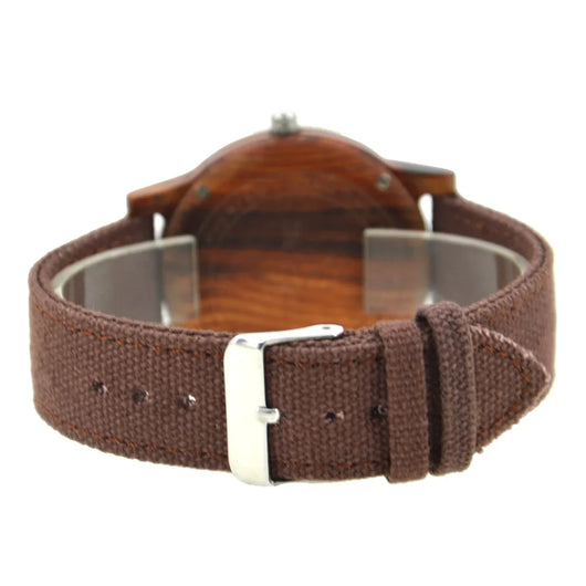 Reloj de Madera con Correa de Lona - Image 14