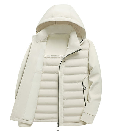 Chaqueta Acolchada de Plumón de Pato con Capucha - Image 18