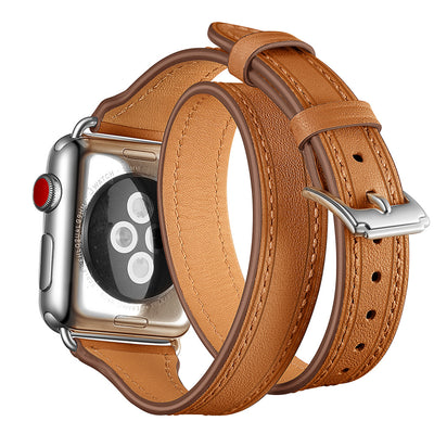 Correa de Reloj de Cuero con Doble Pasador - Image 12