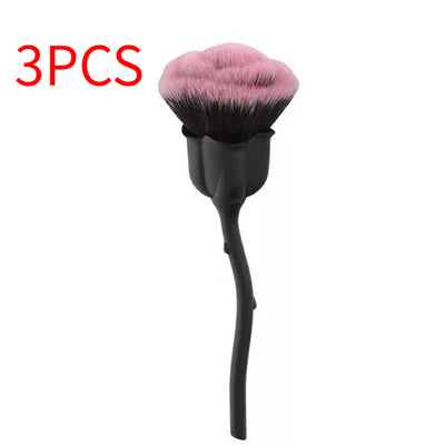 Brocha Aplicadora de Polvo Compacto Rose - Image 3