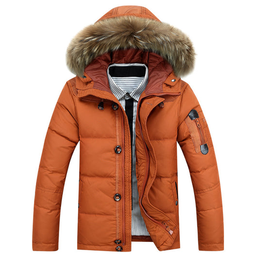 Chaqueta de Plumas para Hombre - Estilo Coreano Casual y Moderno - Image 12