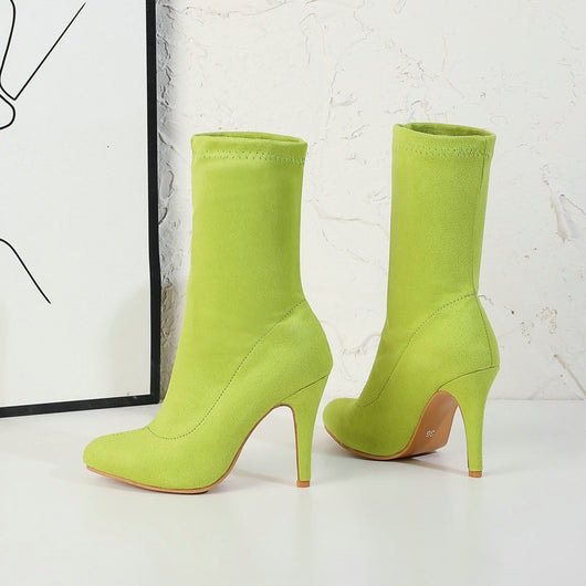 Botas Calcetín con Tacón Alto - Image 7