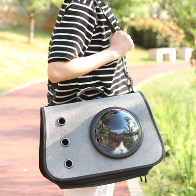 Bolsa Transportadora Plegable de Lino para Mascotas - Image 3