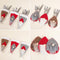 Juego de Fundas para Cubiertos de Santa Claus para Navidad