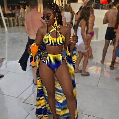Bikini Talle Alto Dividido