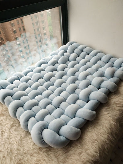 Tapete Tejido a Mano Antideslizante con Acolchado - Yoga, Decoración y Protección - Image 10