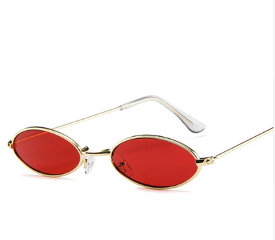 Gafas de Sol Metálicas Marco Pequeño Estilo Elíptico - Unisex - Image 7