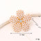 Jeans Button Hole Shoes Diy Accessories Bright Crystal Classic Estilo Ornament Accessories Upper Pearl Flower C508 Transparente