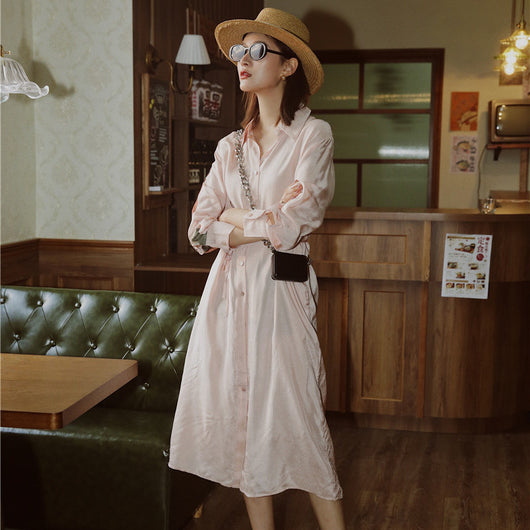 Falda Blusa Estampada Rosa Champagne - Image 3