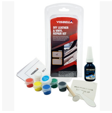 Kit de Reparación de Cuero Líquido Visbella para Auto, Sofá y Prendas