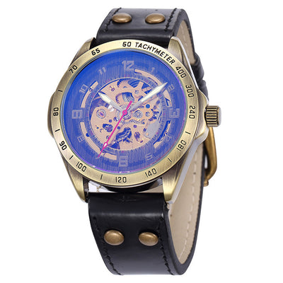 Reloj Mecánico Automático Shenhua Gentleman Retro con Diseño Calado - Image 2