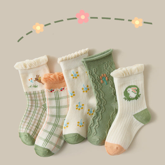 Calcetines Cálidos para Niños con Diseño de Jirafa - Image 2
