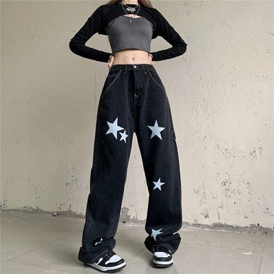 Pantalón Ancho Talle Alto Estilo Retro Coreano Dad Fit - Image 6