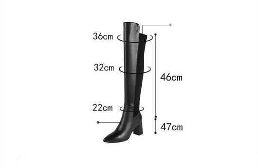 Botas Skinny de Cuero Elástico para Mujer - Image 11