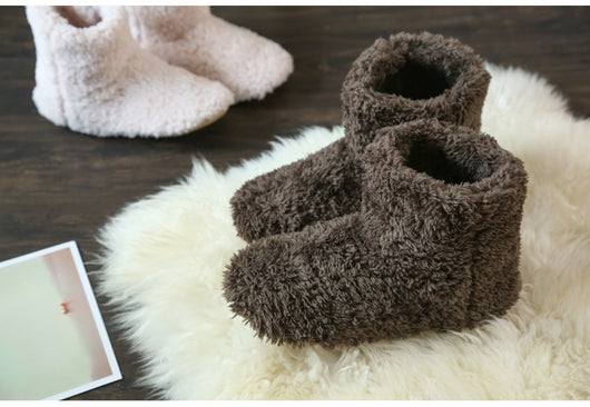 Botas Altas Estilo Japonés para Parejas con Bolsa y Zapatos de Felpa Coral - Image 14