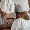 Corpiño Lolita Corto con Estampado de Peonías en Óleo