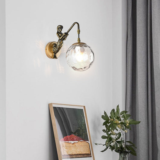 Lámpara de Pared Retro Europea para Dormitorio y Pasillo - Image 3