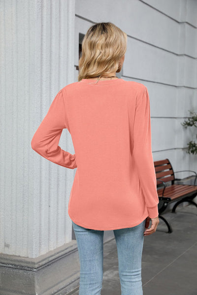 Blusa Suelta de Rayas con Mangas Largas para Mujer - Image 29