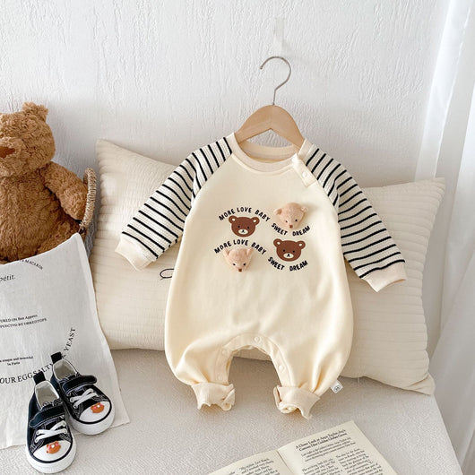 Mameluco para Bebé Minimalista con Diseño de Osito