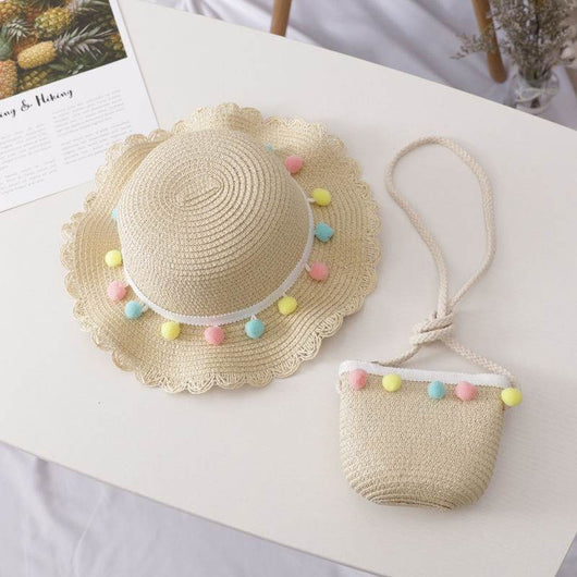 Sombrero de Paja para Niñas con Protección Solar - Image 16