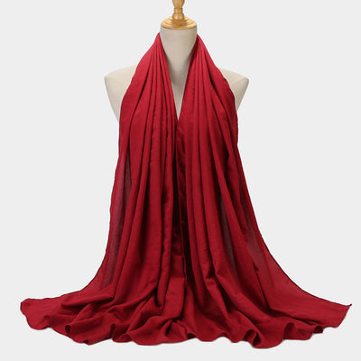 Pañuelo Cuadrado de Algodón y Lino - Diseño Liso y Versátil - Image 12