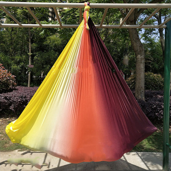 Hamaca de Yoga Aéreo Antigravedad con Degradado de Colores