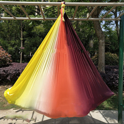 Hamaca de Yoga Aéreo Antigravedad con Degradado de Colores