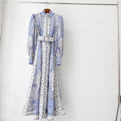 Vestido de Lino Estampado