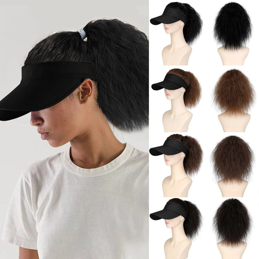 Peluca Ondulada con Capucha y Coleta de Personalidad para Mujer - Image 13