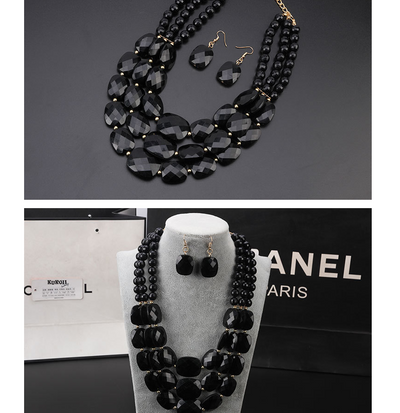 Conjunto de Joyas con Cuentas Africanas - Image 9