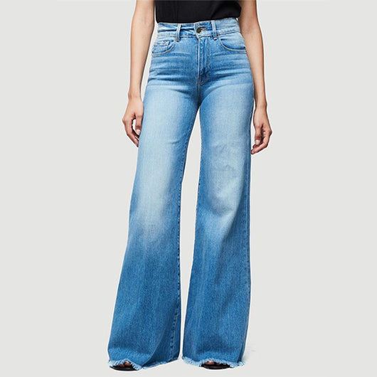 Pantalones Denim Ajustados con Vuelo Acampanado - Image 11