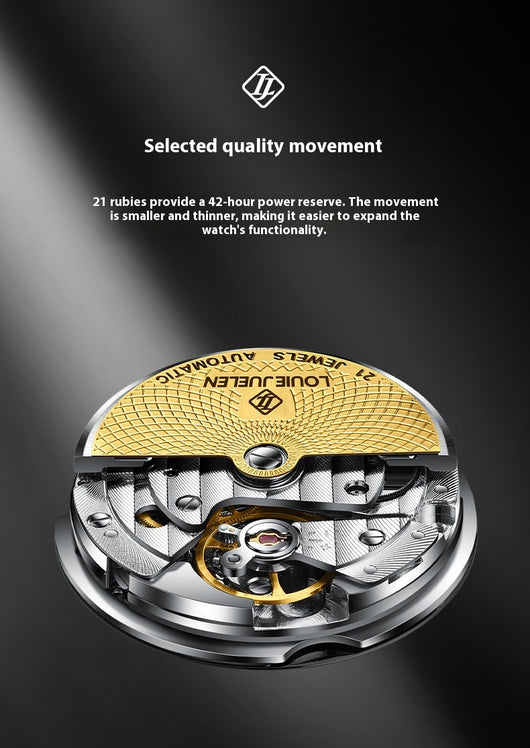Reloj Automático Resistente al Agua para Negocios y Ocio - Image 13