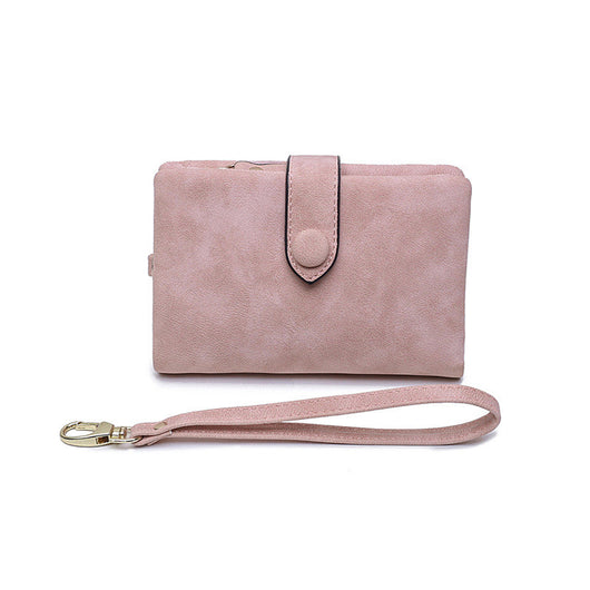 Billetera Corta de Cuero Fotográfico Mate - Diseño Coreano para Mujer - Image 17