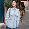 Camisa Western Suelta de Manga Larga