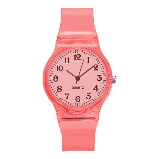 Reloj de Moda con Correa Transparente y Esfera de Color - Image 8