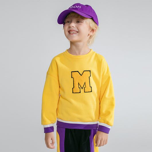Suéter para niño cuello redondo con letras - Image 2