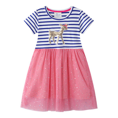 Vestido Tejido de Niña con Rayas Primavera Verano - Image 10
