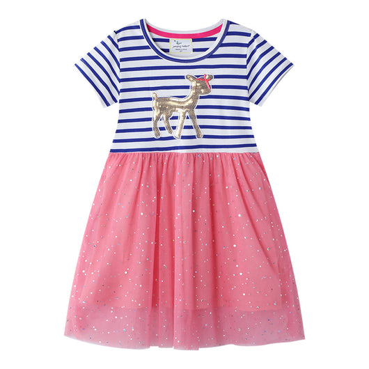 Vestido Tejido de Niña con Rayas Primavera Verano - Image 10